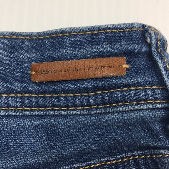 Anthropologie Pilcro and The Letterpress Slim Boyfriend Distressed Jean. Sz. 26p - Picture 4 of 11